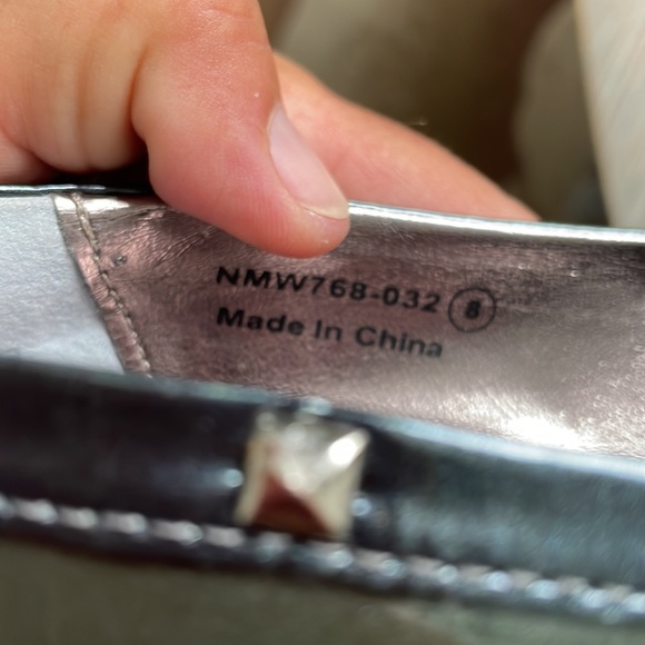 Naughty Monkey Green Buckle Studded pumps, size 8 - Picture 8 of 11